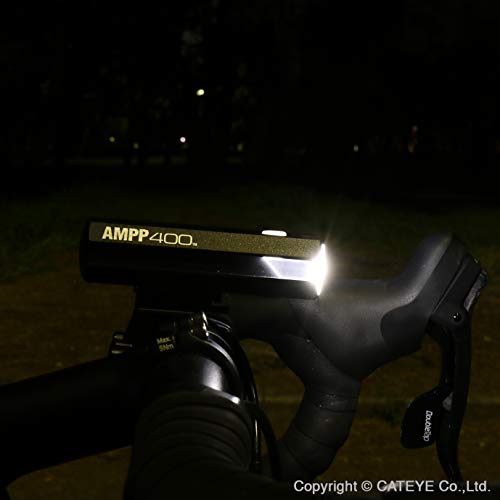 CATEYE Ampp 400 Electric Bike Light, Black