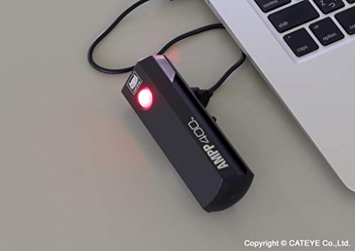 CATEYE Ampp 400 Electric Bike Light, Black