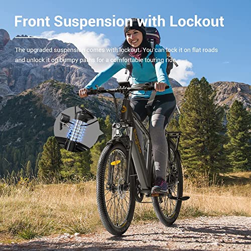 Eleglide T1 Electric Mountain Bike, 27.5", LCD Display