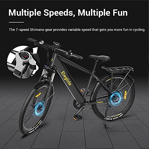 Eleglide T1 Electric Mountain Bike, 27.5", LCD Display