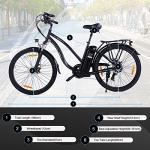 26" All Aluminum Frame Electric Bike - Black