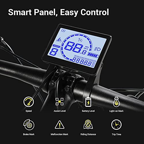 Eleglide T1 Electric Mountain Bike, 27.5", LCD Display