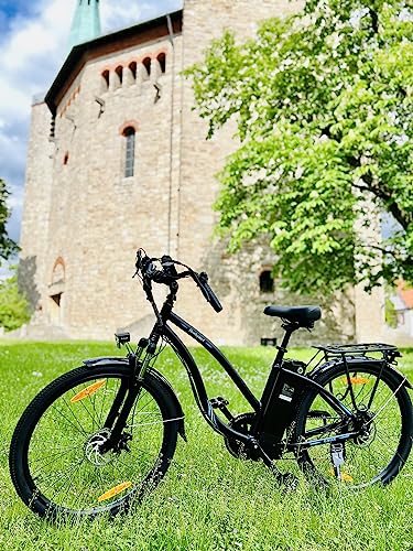 26" All Aluminum Frame Electric Bike - Black