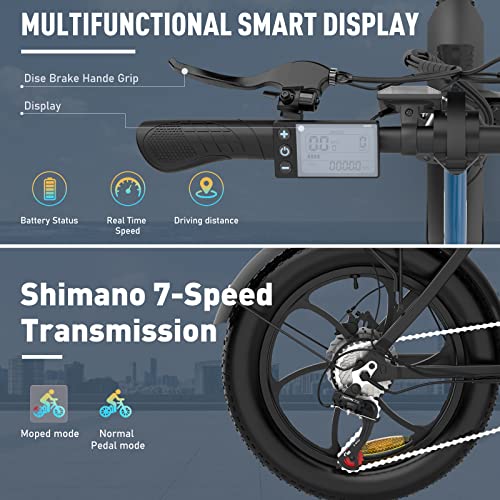 HITWAY Electric Fat Tire Ebike - 20