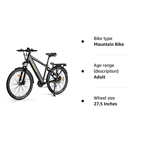 Eleglide T1 Electric Mountain Bike, 27.5", LCD Display