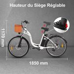 26" DYU Smart Electric Bike with Shimano 6 Speed