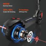 isinwheel 11" Off-road Electric Scooter, 45km Range, LCD Display