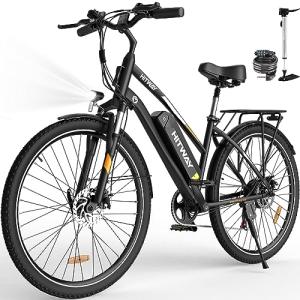 Adult HITWAY Electric Bike, 28" Commute E-bike, 36V