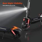 isinwheel 11" Off-road Electric Scooter, 45km Range, LCD Display