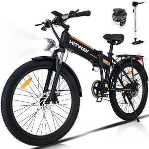 HITWAY 26" Electric Bike, 250W Motor, Foldable