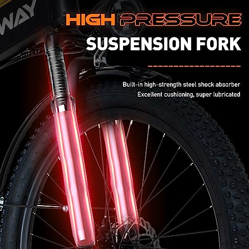 HITWAY 26" Electric Bike, 250W Motor, Foldable