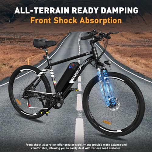 HITWAY 26" E Mountain Bike with Removable Battery