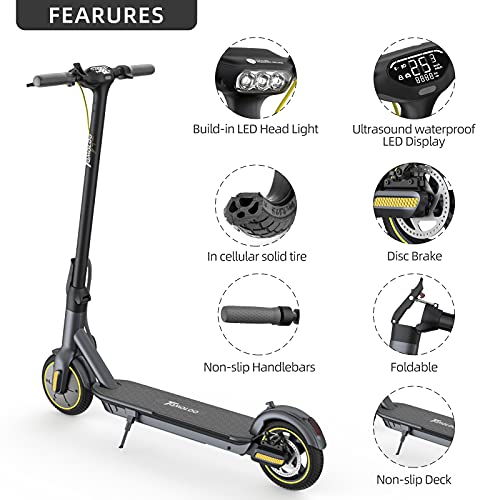 TOMOLOO Electric Scooter: Foldable & Portable, 350W Motor