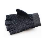Kids Half Finger Anti-Slip Cycling Gloves - Black
