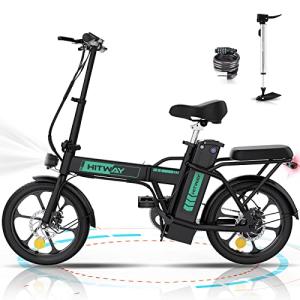 HITWAY Foldable Electric Bike with 250W Motor, 36V8.4Ah