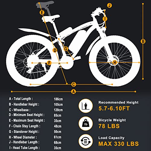 Premium Electric Mountain Bike with Full Suspension