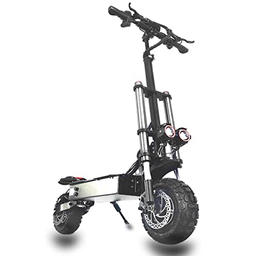 Off-road Electric Scooter with Dual Motor and Suspension