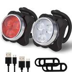 Balhvit USB Rechargeable Waterproof Bike Light Set