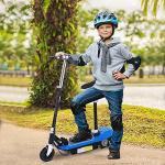 HOMCOM Electric Bike for Kids - Blue
