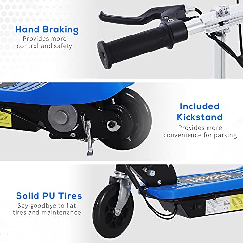 HOMCOM Electric Bike for Kids - Blue