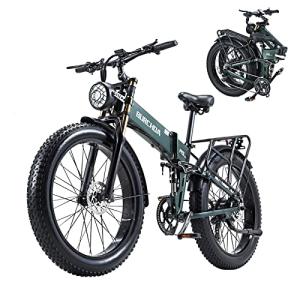 R5pro Foldable Electric Mountain Bike - Green