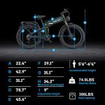 R5pro Foldable Electric Mountain Bike - Green