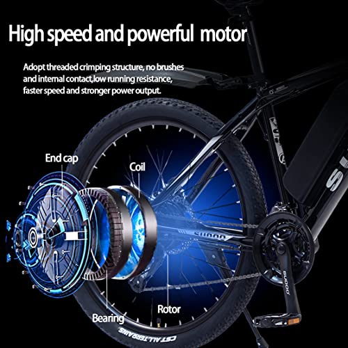 SOODOO 26" Electric Bikes with Powerful 250W Motor
