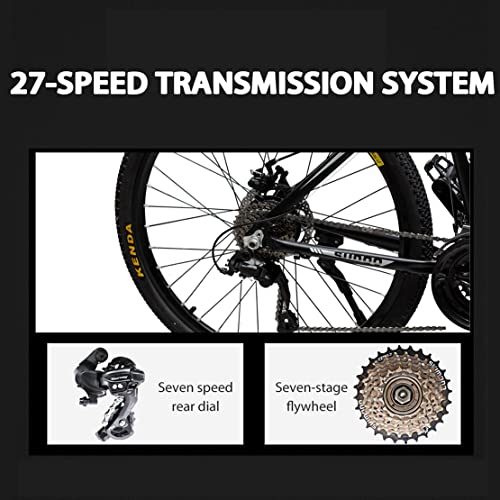 SOODOO 26" Electric Bikes with Powerful 250W Motor