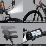 GUNAI 29" 48V Electric Mountain Bike - 21 Speed
