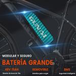 GUNAI 29" 48V Electric Mountain Bike - 21 Speed