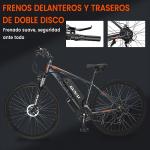 GUNAI 29" 48V Electric Mountain Bike - 21 Speed
