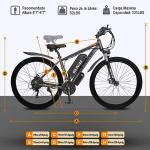 GUNAI 29" 48V Electric Mountain Bike - 21 Speed