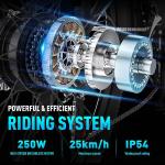 26" HITWAY Electric Bike, 250W Motor, 36V Battery