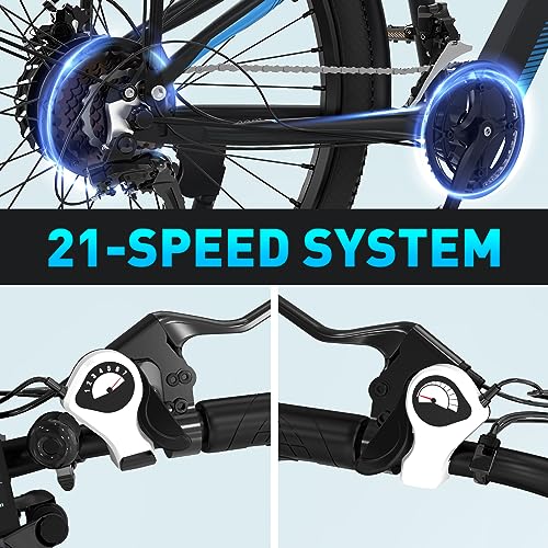 26" HITWAY Electric Bike, 250W Motor, 36V Battery
