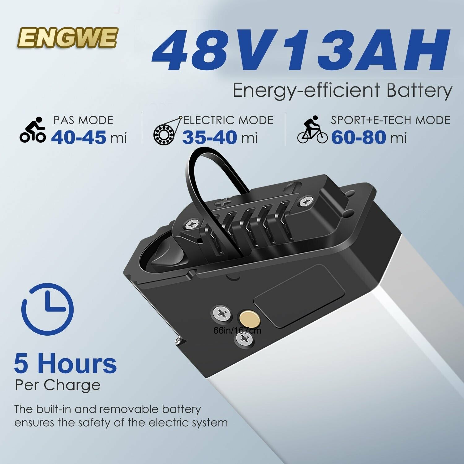 ENGWE EP-2 PRO 20" 48V.250W Folding E-Bike