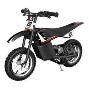 Razor MX125 Electric Dirt Bike for Kids, Black