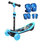 Kid's Electric Scooter with LED Wheels & Adjustable Height