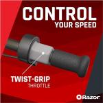 Razor MX125 Electric Dirt Bike for Kids, Black