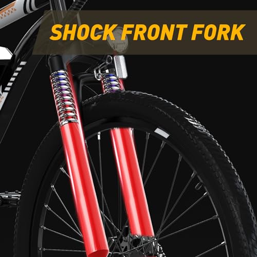 26" COLORWAY Electric Mountain Bike with Removable Battery