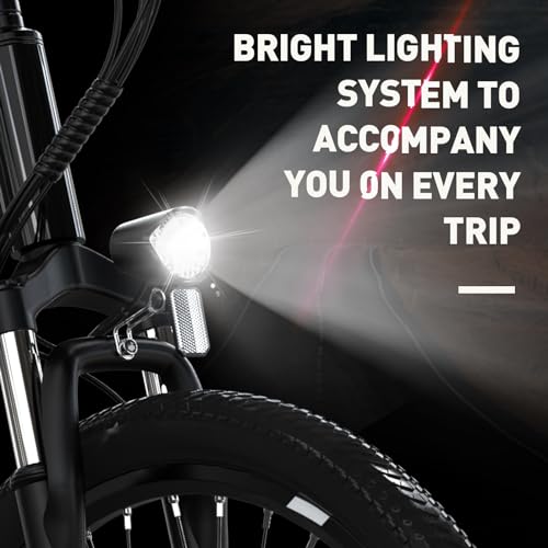 26" COLORWAY Electric Mountain Bike with Removable Battery