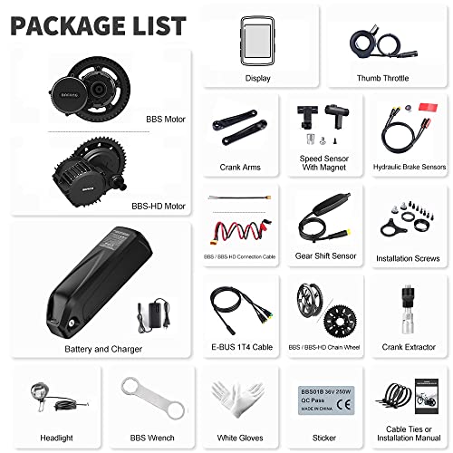 Bafang Mid Drive Electric Bike Conversion Kit