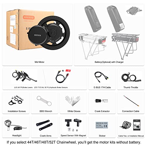 Bafang 500W 48V Mid Drive Electric Bike Conversion