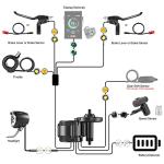 BAFANG 250W Mid Drive Electric Bike Conversion Kit