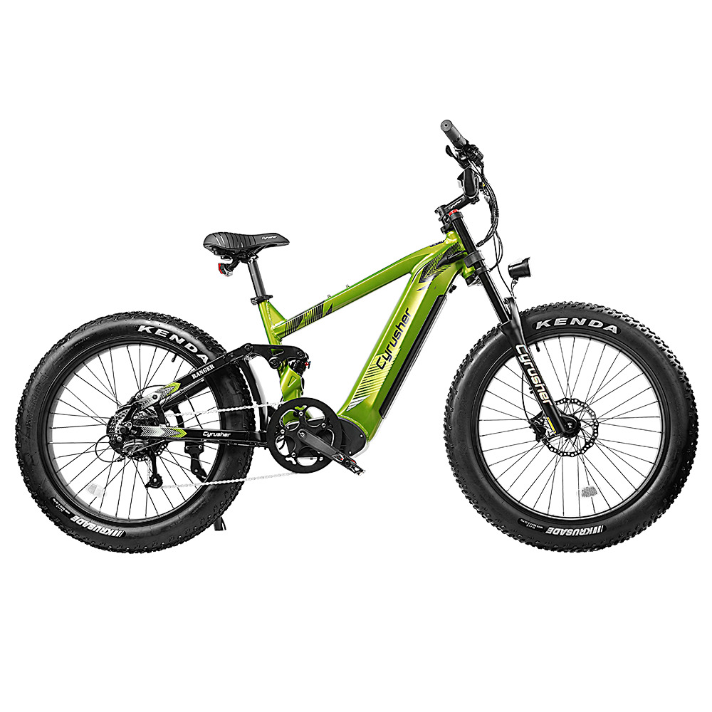 Cyrusher 52V/20AH Electric Mountain Bike 26" Fat Tire