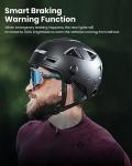 ILM Smart Bike Helmet with LED Brake Warning Light