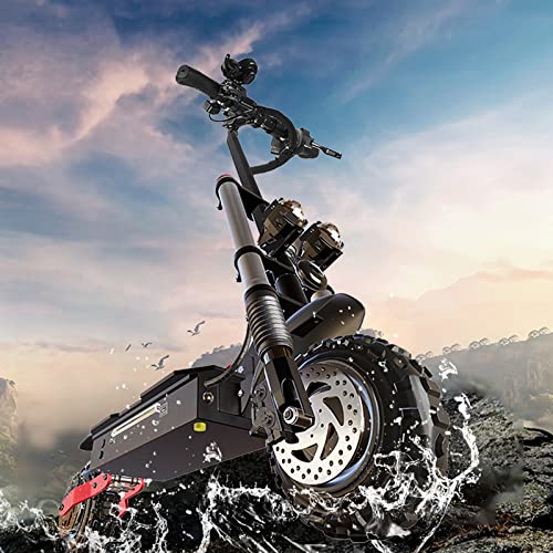 HWWH Electric Offroad Scooter - Foldable, Dual Motor, 11" Tyres