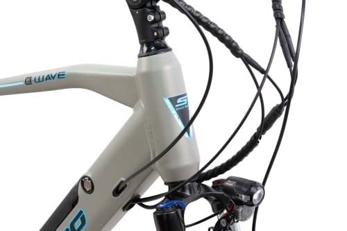 E-Wave Electric Bike: 28" Hybrid Road City Bicycle