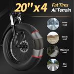 DEEPOWER G20 Electric Mountain Bike 20" Fat Tire