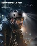 ILM Smart Bike Helmet with LED Brake Warning Light
