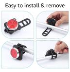 Bright Bike Lights with 4 Modes & Rechargeable Batteries